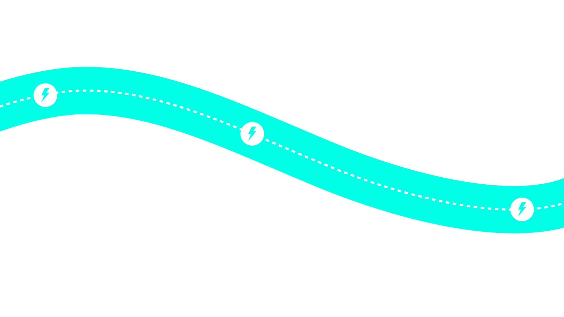 Gif animation camion route bleu clair