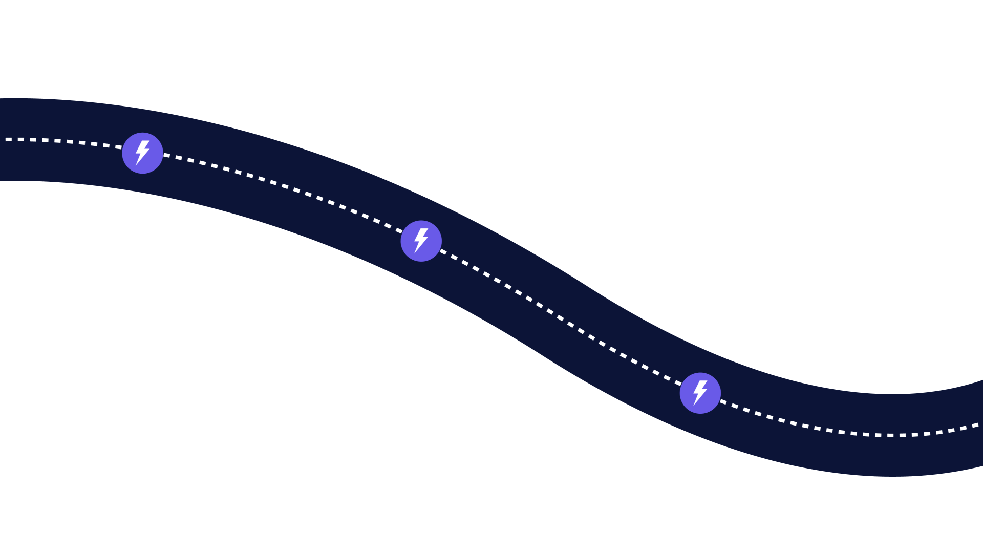 Gif animation camion route bleu