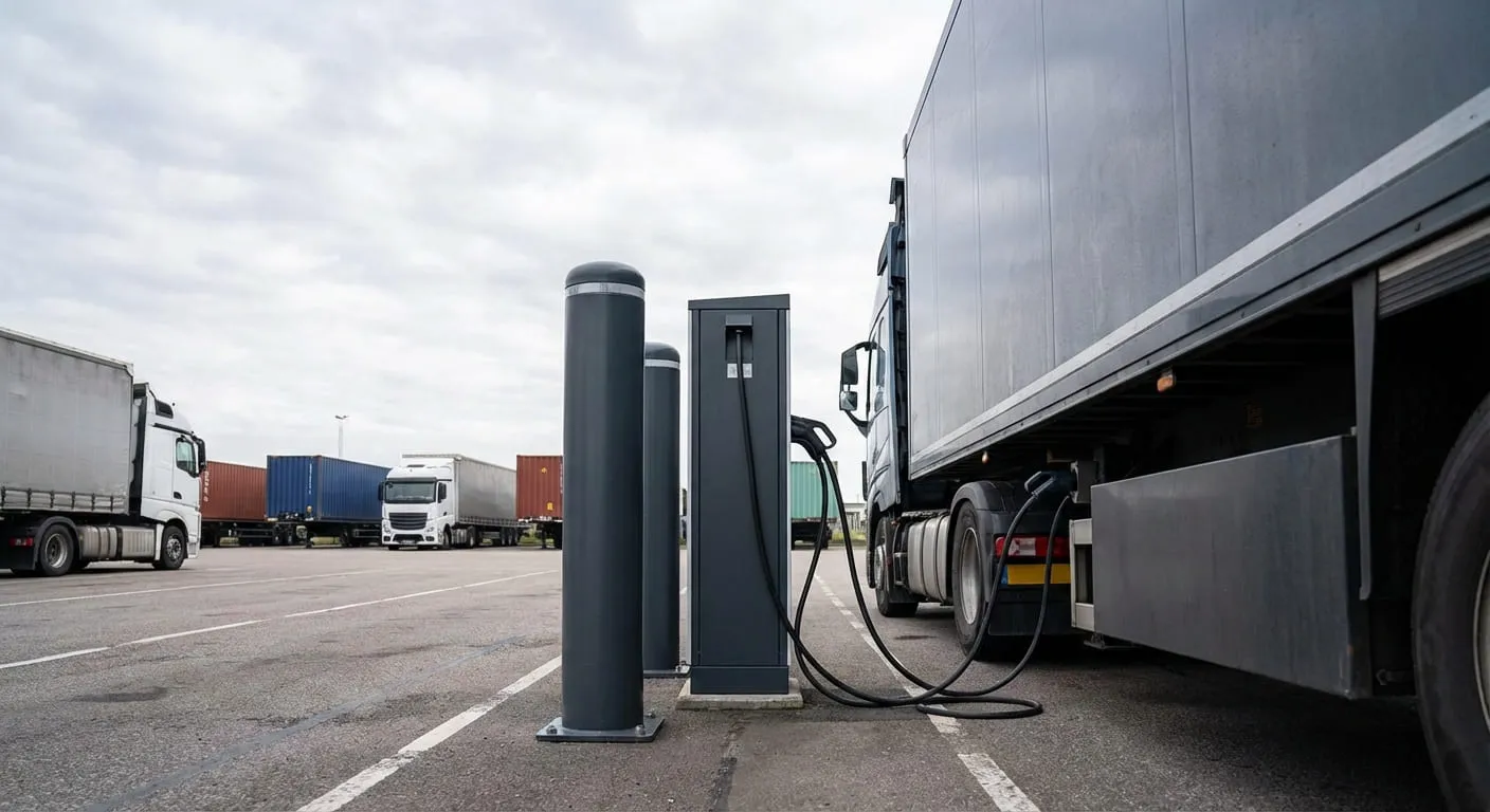 calcul rentabilité transport routier avec recharge de poids lourds électriques