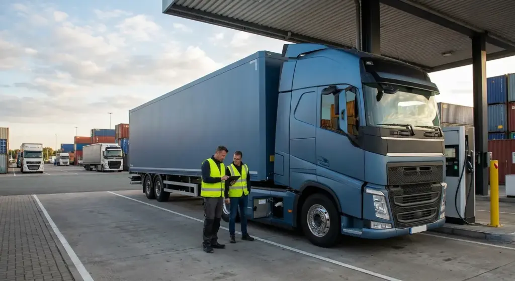Indicateurs de performance transport routier appliqués à la recharge d’un poids lourd électrique