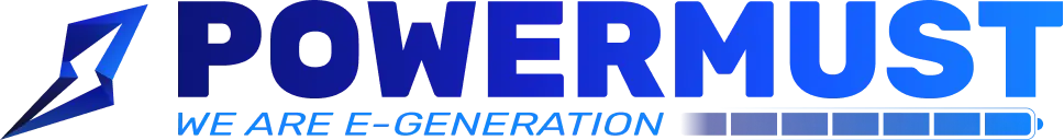 Logo powermust bleu